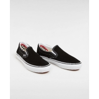 Shoes Vans Skate Slip On Black White 2024