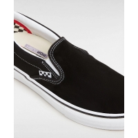 Shoes Vans Skate Slip On Black White 2024