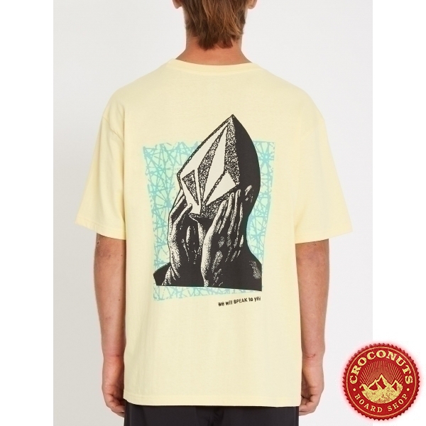 Tee Shirt Volcom Stone Face LSE Dawn Yellow 2021