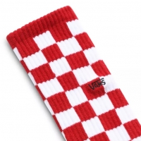 Chaussettes Vans Checkerboard Crew ll Red 2021