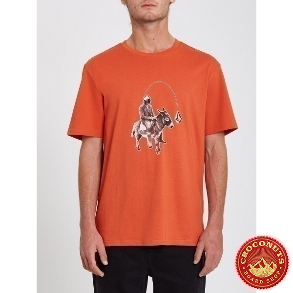 Tee Shirt Volcom Ass Off Burnt Ochre 2021