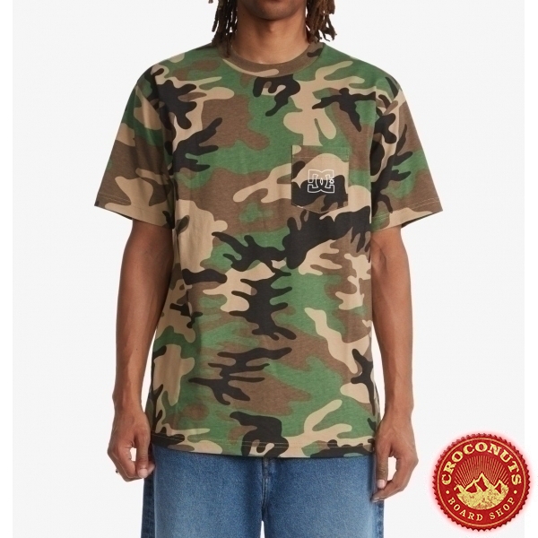 Tee Shirt DC Shoes DC X JMB Woodland Camo 2021