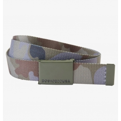 Ceinture DC Shoes Web Belt Woodland Camo Castlerock 2021 pour homme