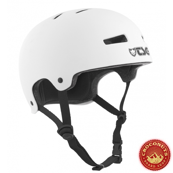 Casque TSG Evo Solid Color Satin White 2020