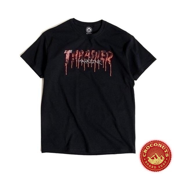 Tee Shirt Thrasher Blood Drip Black 2021