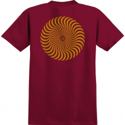 Tee shirt Spitfire Classic Swirl Cardinal 2022 pour homme