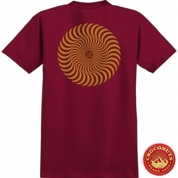 Tee shirt Spitfire Classic Swirl Cardinal 2022