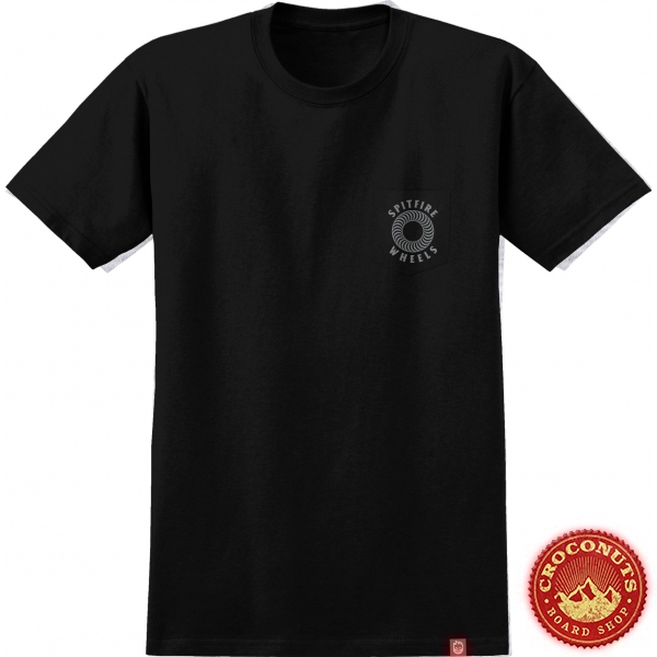 Tee shirt Spitfire Hollow Classic Pocket Black 2022