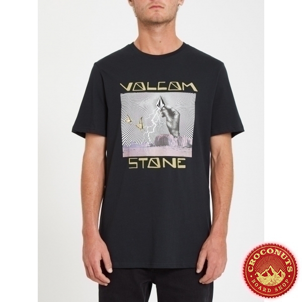 Tee Shirt Volcom Stone Strike Black 2021