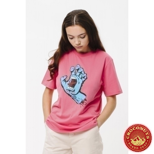 Tee Shirt Santa Cruz Screaming Hand Pink Lemonade 2021