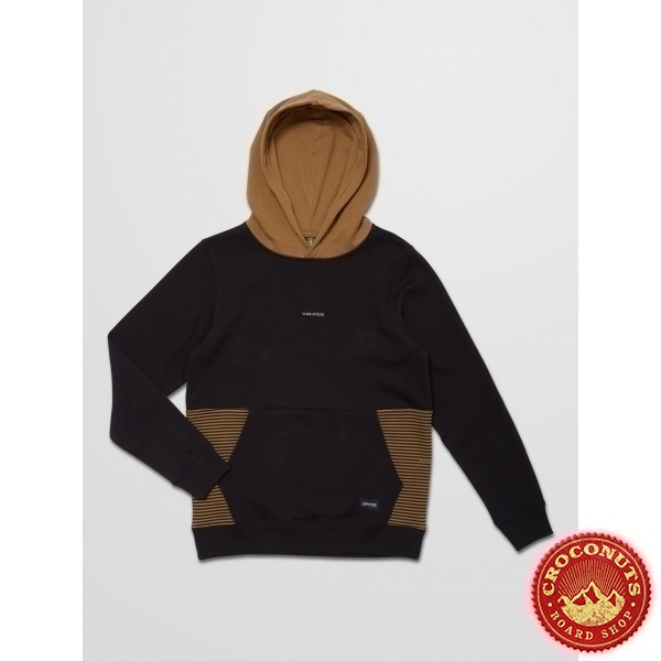 Sweat Volcom Forzee PO Black Combo 2021