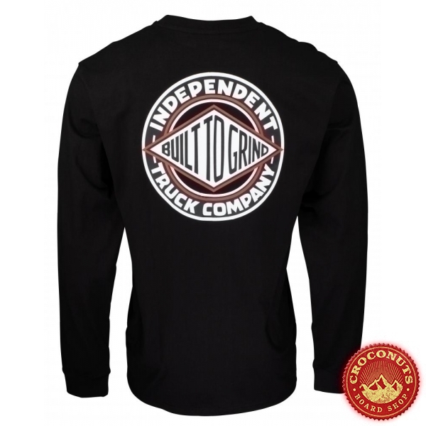 Tee Shirt Independent Summit Long Sleeve Black 2021