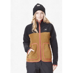 Fleece Picture Teddie Zip Dark Golden 2022 pour femme, pas cher