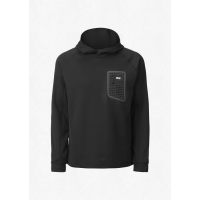 Fleece Picture Bake Grid Hoodie Black 2022