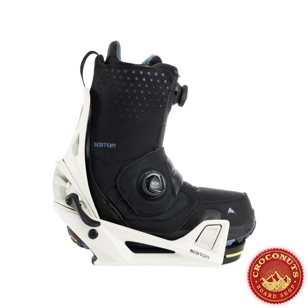 Pack Boots Burton STEP ON Photon Black + Fixations Burton STEP ON Stout White 2022