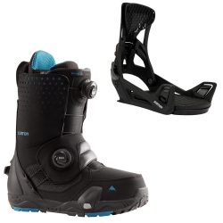 Pack Boots Burton STEP ON Photon Black + Fixations Burton STEP ON Genesis Black 2023 pour homme