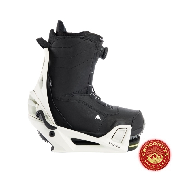 Pack Boots Burton STEP ON Ruler Black + Fixations Burton STEP ON Stout White 2022