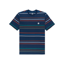 Tee Shirt Element Hovden Stripes Insigna Blue 2022 pour