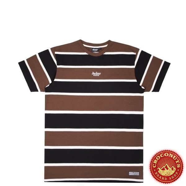 Tee Shirt Jacker Stripes Brown 2022