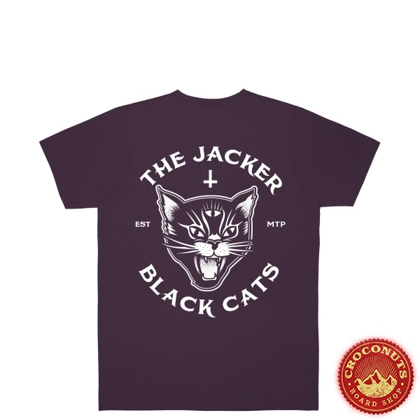 Tee Shirt Jacker Black Cats Purple 2022