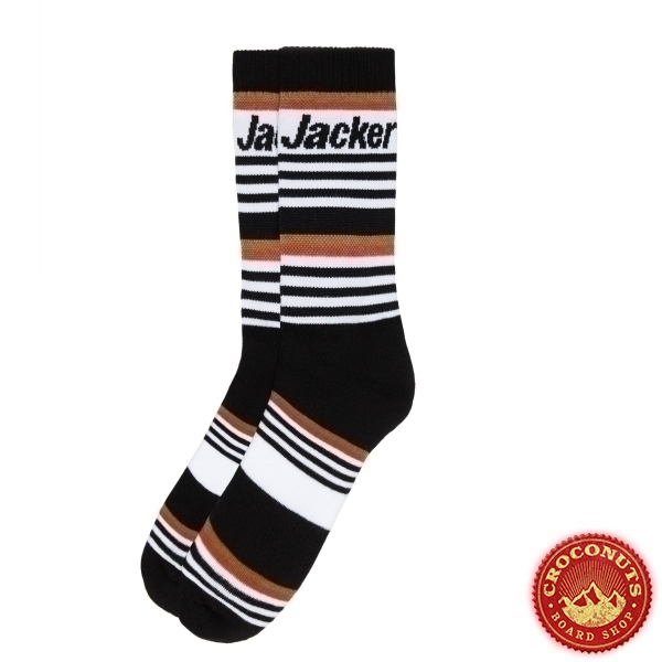 Chaussettes Jacker Neo Retro Black White 2022