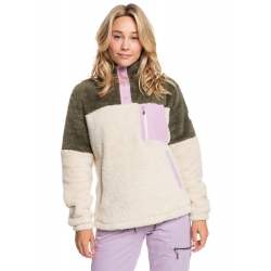 Fleece Roxy Alabama Parchement 2022 pour femme, pas cher