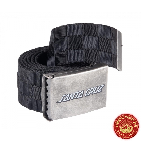 Ceinture Santa Cruz Classic Strip Check Black 2022