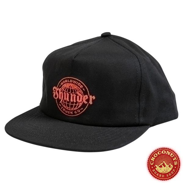 Casquettes Thunder Worldwide Snapback Black Red 2022