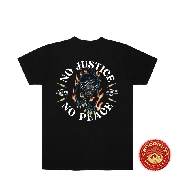 Tee Shirt Jacker No Justice Black 2022