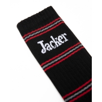 Chaussettes Jacker After Logo Socks Stripes Black 2022