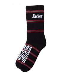 Chaussettes Jacker After Logo Socks Stripes Black 2022 pour 