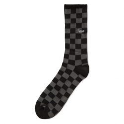 Chaussettes Vans Checkerboard Crew Black Charcoal 2022 pour , pas cher