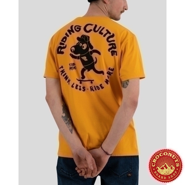 Tee Shirt Riding Culture Tony Yellow 2022