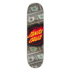 Deck Santa Cruz Dollar Flame 8 2026 pour homme