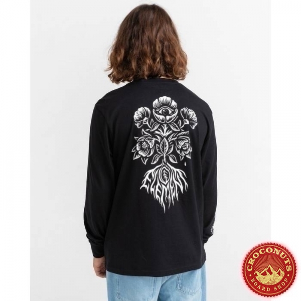 Tee Shirt Element Bloom LS Charcoal 2022