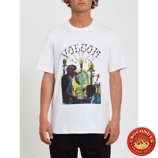 Tee Shirt Volcom Elzo Durt 2 White 2022