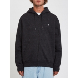 Sweat Volcom Single Stone Zip Fleece Heather Black 2022 pour , pas cher