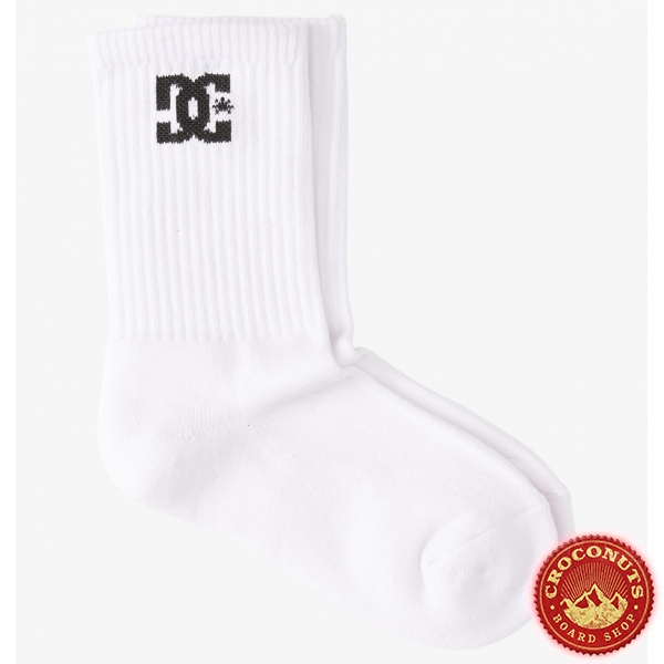 Chaussettes DC Shoes Crew White 2022