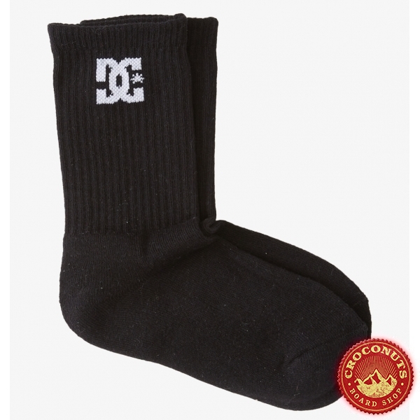 Chaussettes DC Shoes Crew Black 2022