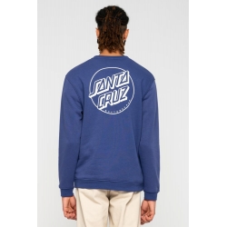 Sweat Santa Cruz Opus Dot Stripe Crew Navy Blue 2022 pour femme, pas cher