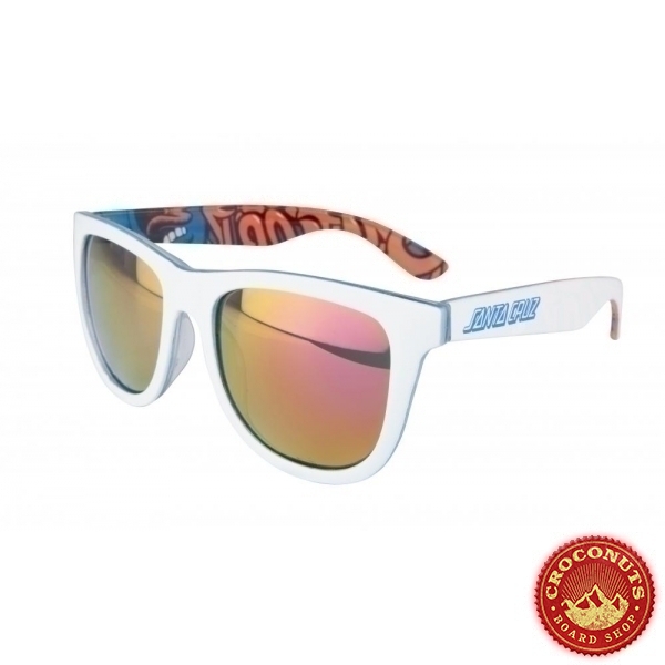 Lunettes de Soleil Santa Cruz Screaming Insider White Blue 2022