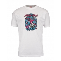 Tee Shirt Santa Cruz Roskopp The Five White 2022 pour , pas cher
