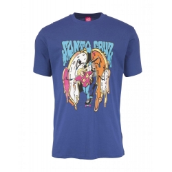 Tee Shirt Santa Cruz Grabke Melting Clocks Navy Blue 2022 pour , pas cher
