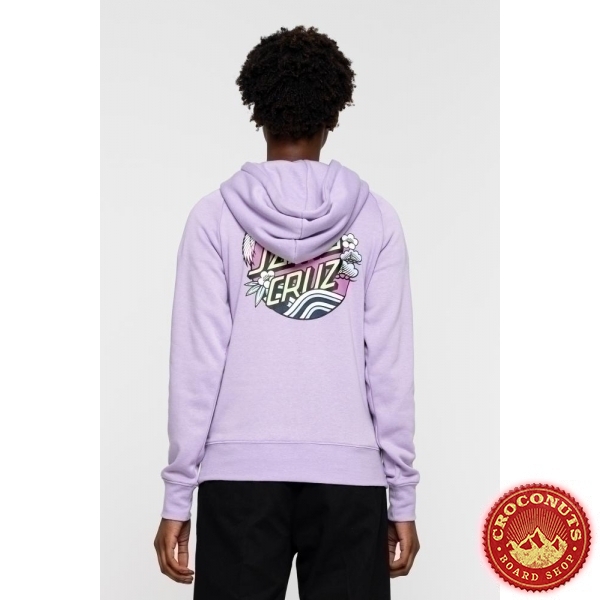 Sweat Santa Cruz Girl Crane Hood Lilac 2022