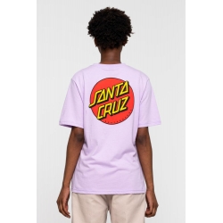 Tee Shirt Santa Cruz Girl Classic Dot Chest Lilac 2022 pour 