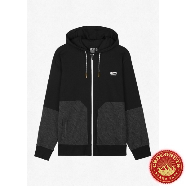 Sweat Picture Moeca Zip Black 2022