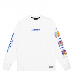 Tee Shirt Manche Longue Jacker Easy Money White 2022 pour , pas cher