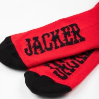 Chaussettes Jacker After Logo Socks Red 2022