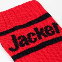 Chaussettes Jacker After Logo Socks Red 2022