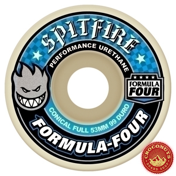 Roues Spitfire F4 53mm 99D Conical Full 2022